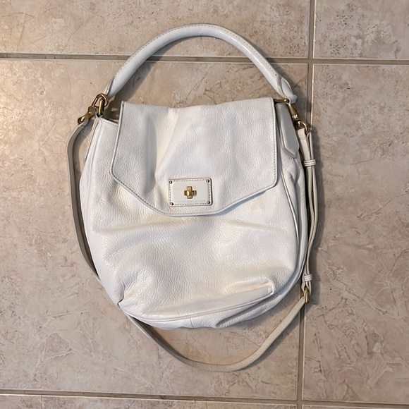 Marc By Marc Jacobs Handbags - Marc by Marc jacobs white pebble leather bag